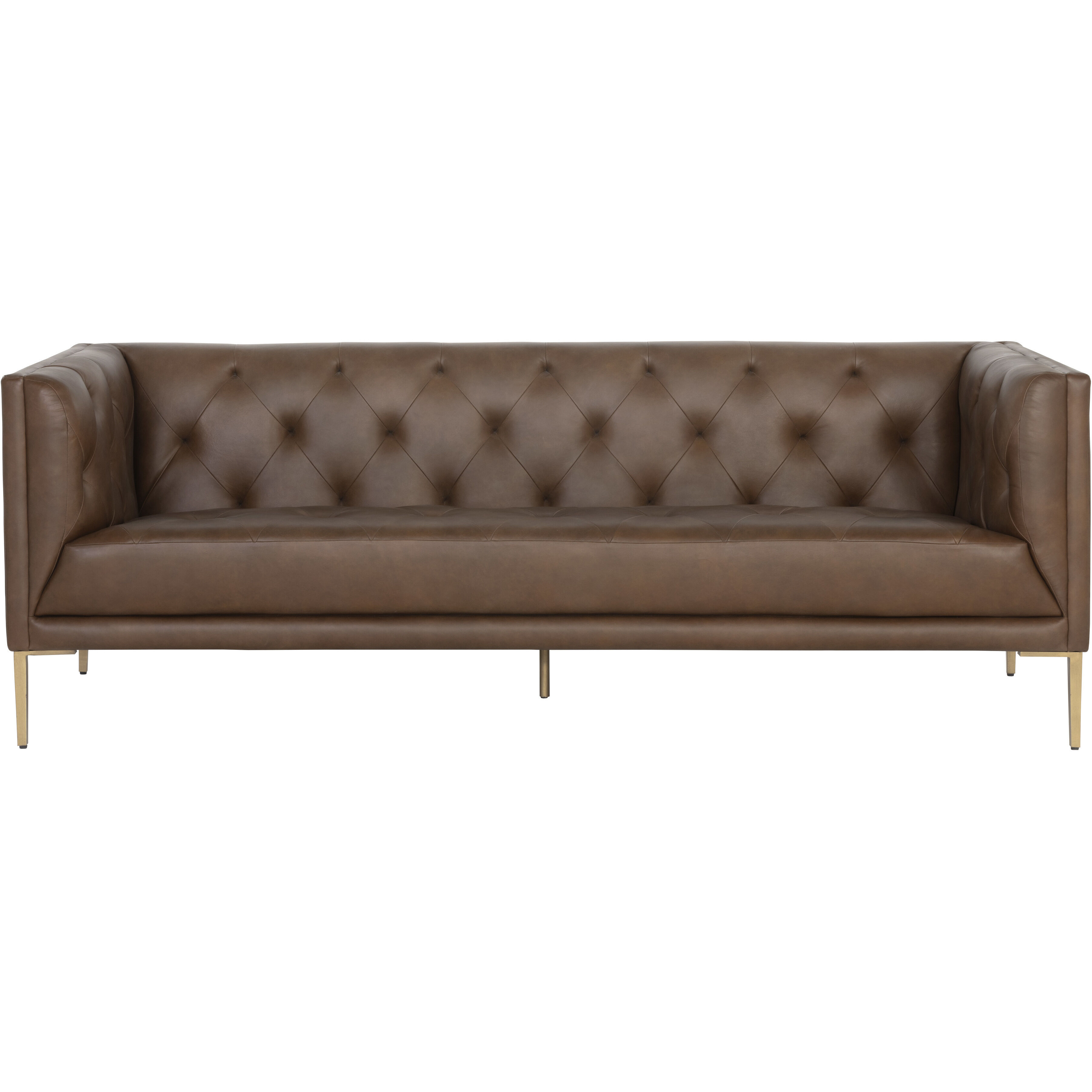 Westin Vintage Caramel Leather Sofa
